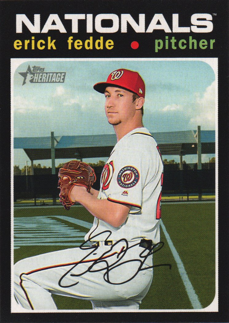 2020 Topps Heritage 250 Erick Fedde