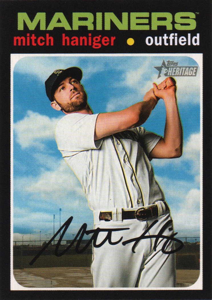 2020 Topps Heritage 51 Mitch Haniger