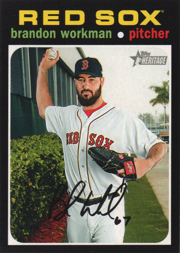 2020 Topps Heritage 297 Brandon Workman