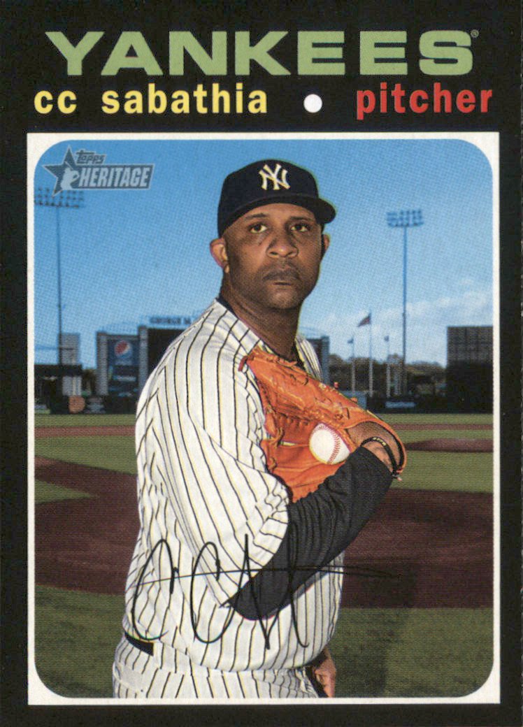 2020 Topps Heritage 340 CC Sabathia