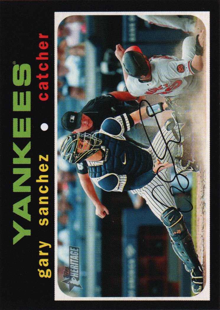 2020 Topps Heritage 5 Gary Sanchez