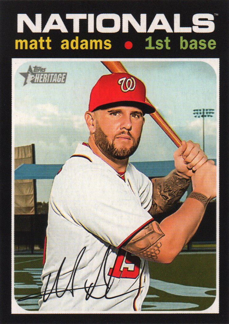 2020 Topps Heritage 48 Matt Adams