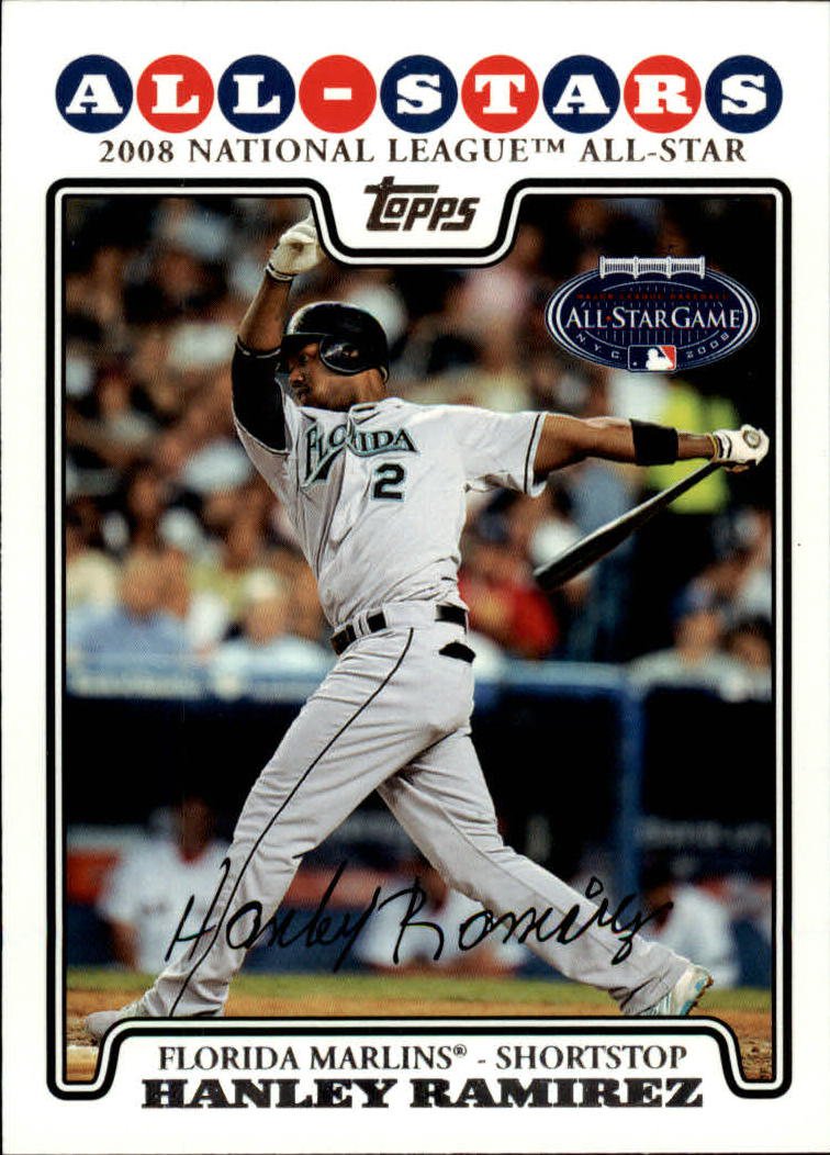 2008 Topps Update UH35 Hanley Ramirez AS