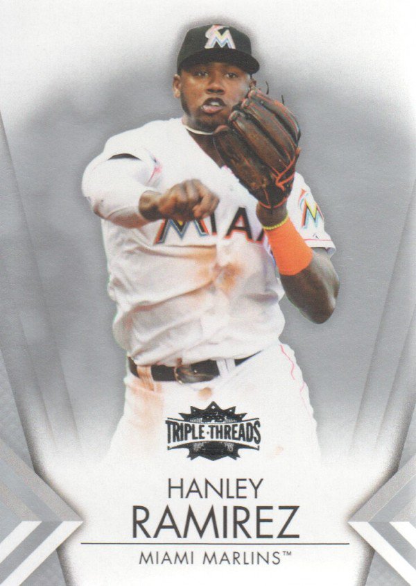 2012 Topps Triple Threads 35 Hanley Ramirez