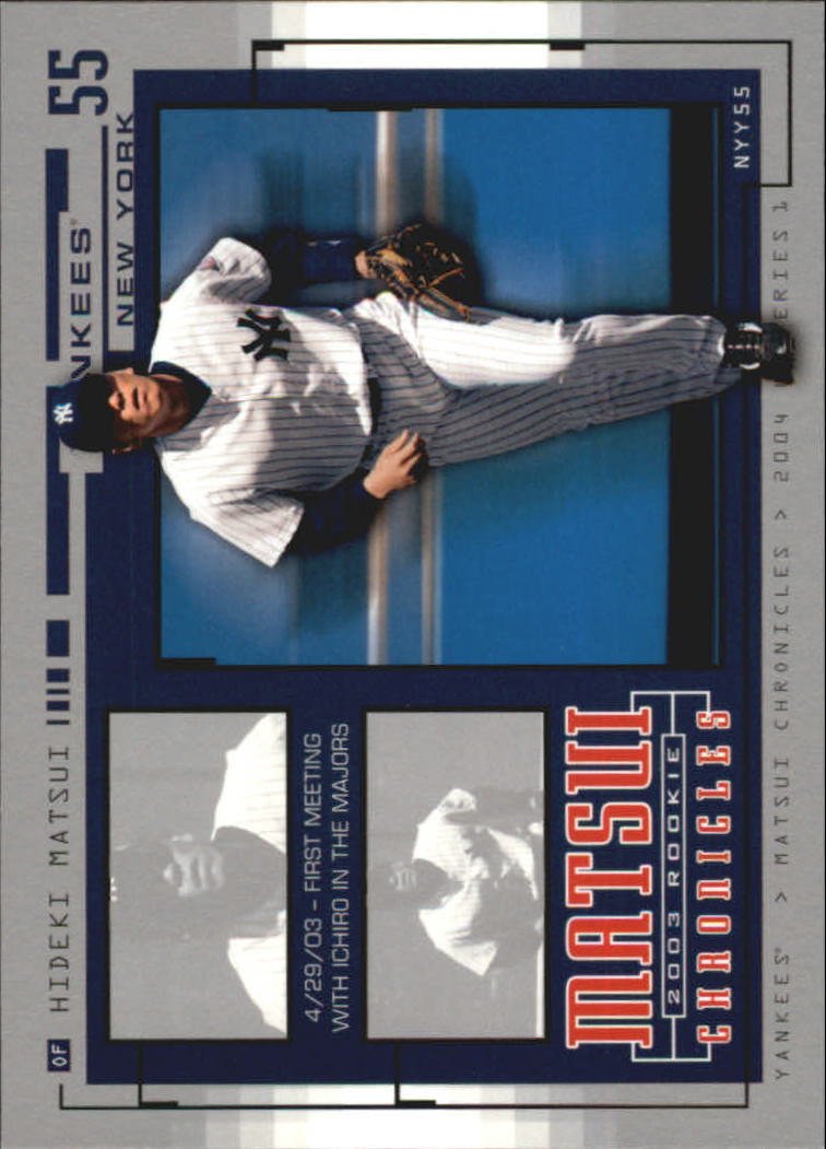 2004 Upper Deck Matsui Chronicles HM12 Hideki Matsui