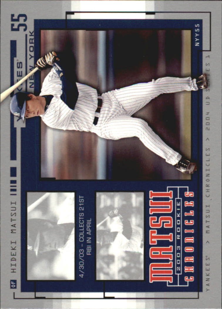 2004 Upper Deck Matsui Chronicles HM13 Hideki Matsui