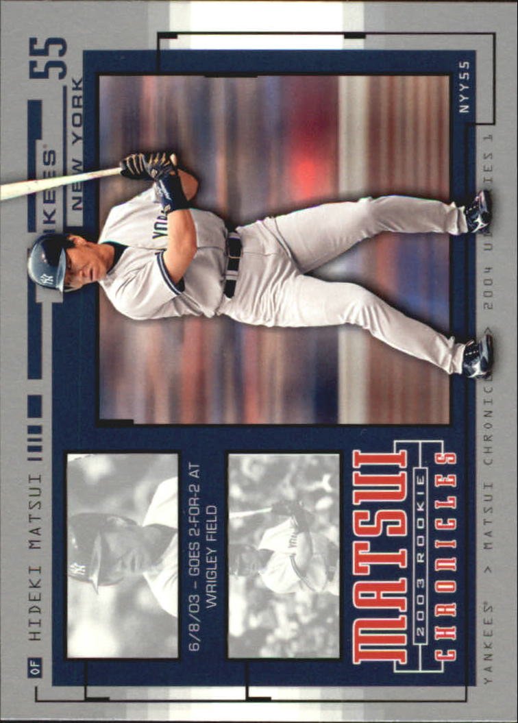 2004 Upper Deck Matsui Chronicles HM22 Hideki Matsui