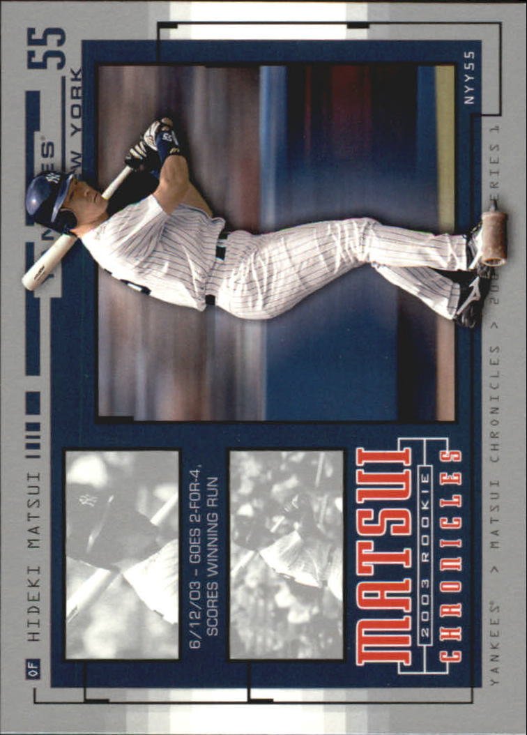 2004 Upper Deck Matsui Chronicles HM24 Hideki Matsui