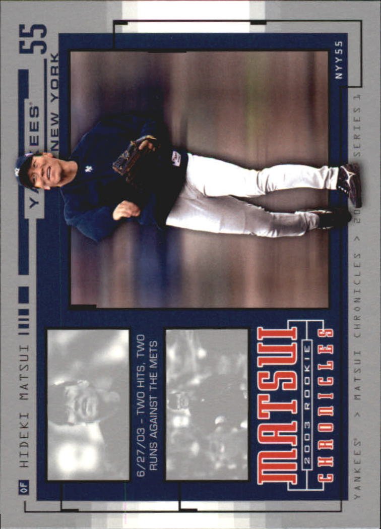 2004 Upper Deck Matsui Chronicles HM33 Hideki Matsui