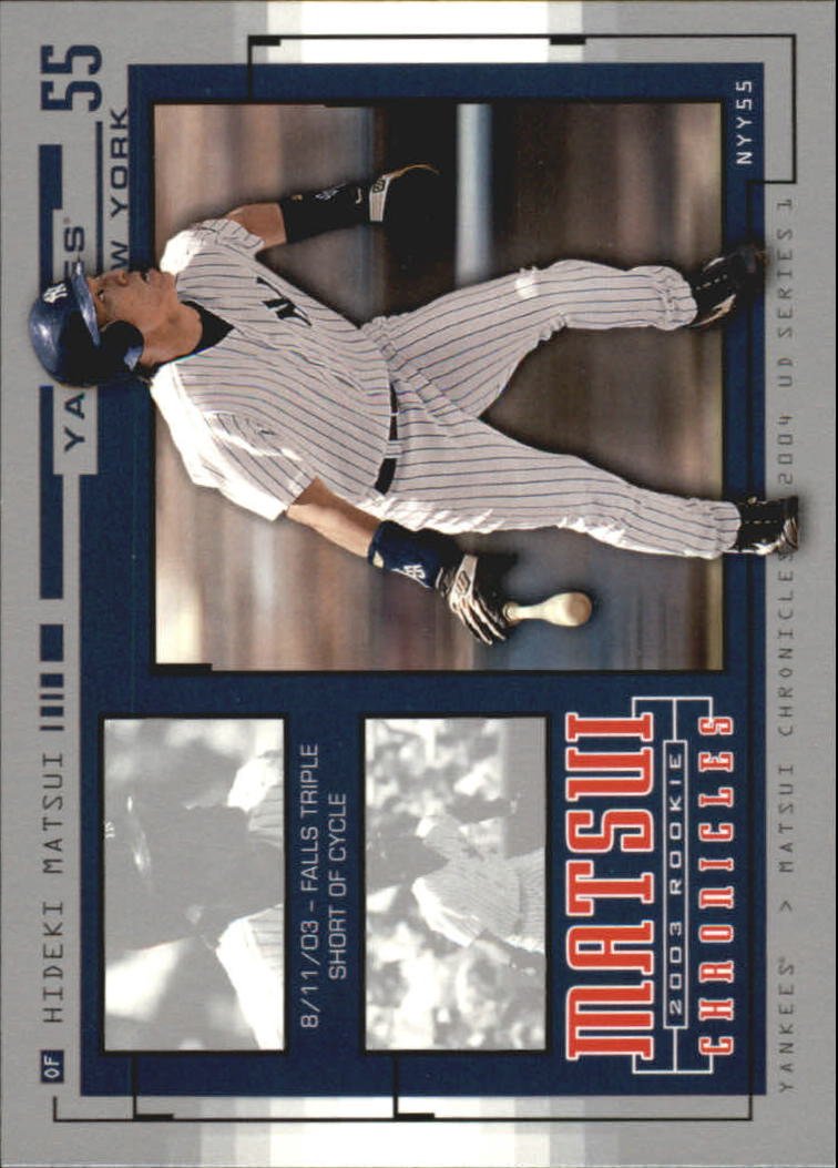 2004 Upper Deck Matsui Chronicles HM60 Hideki Matsui