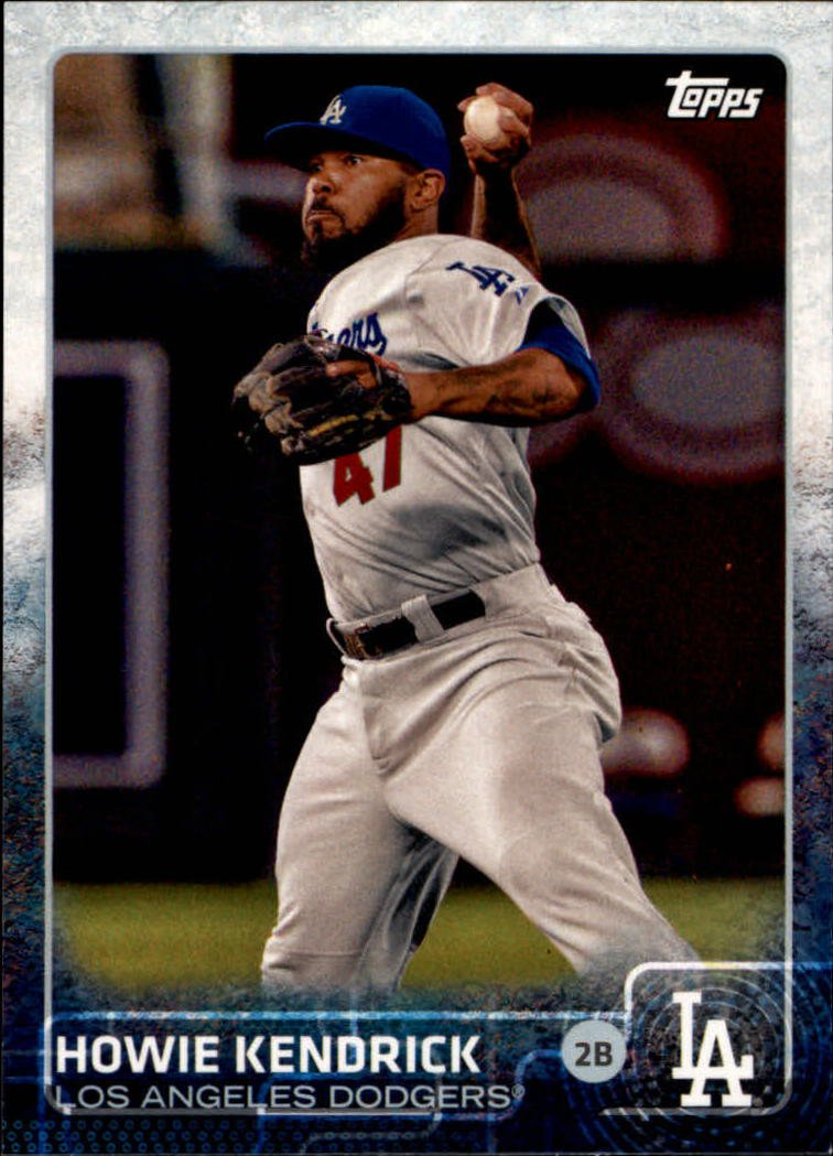 2015 Dodgers Topps LAD14 Howie Kendrick