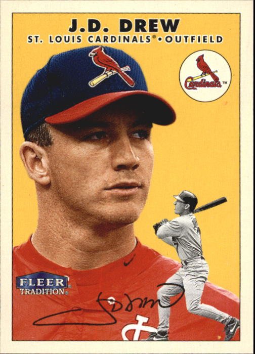 2000 Fleer Tradition 85 J.D. Drew