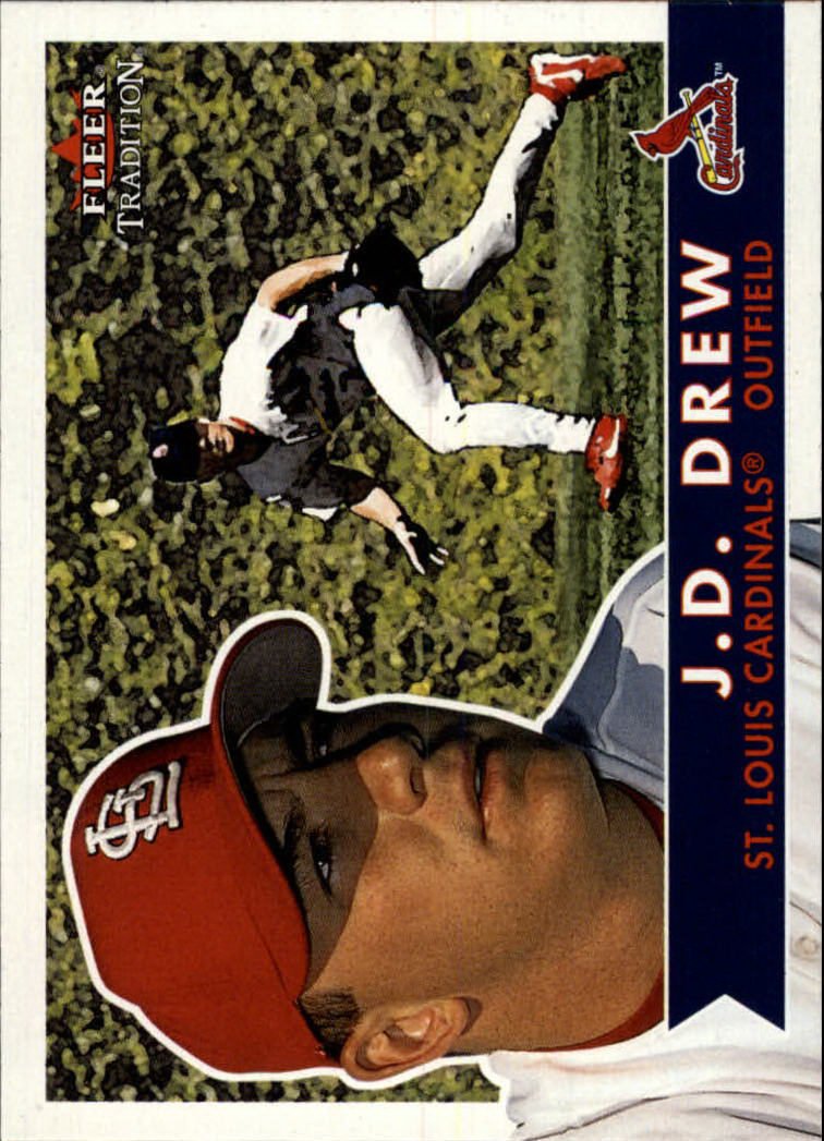 2001 Fleer Tradition 328 J.D. Drew