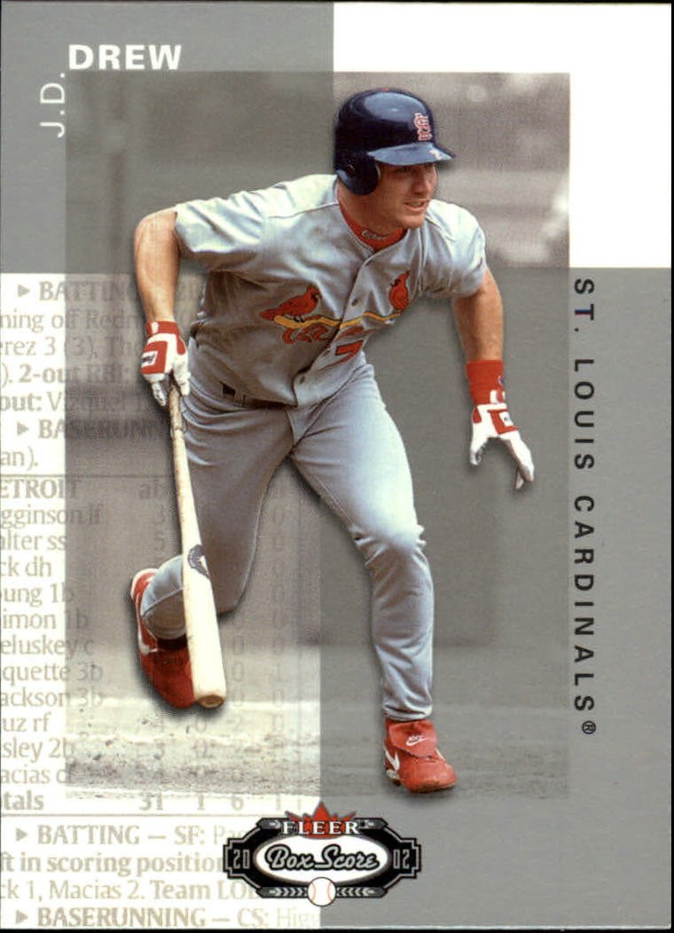 2002 Fleer Box Score 109 J.D. Drew