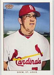 2002 Topps 206 202C J.D. Drew White Jsy