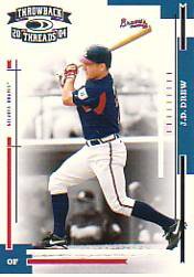 2004 Throwback Threads 18 J.D. Drew