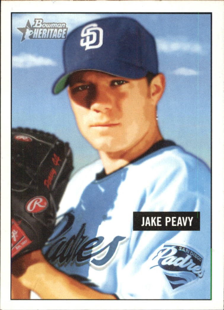 2005 Bowman Heritage 153 Jake Peavy