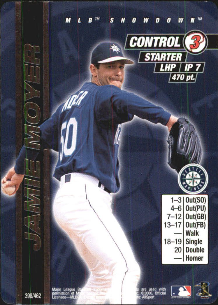 2000 MLB Showdown Unlimited 398 Jamie Moyer