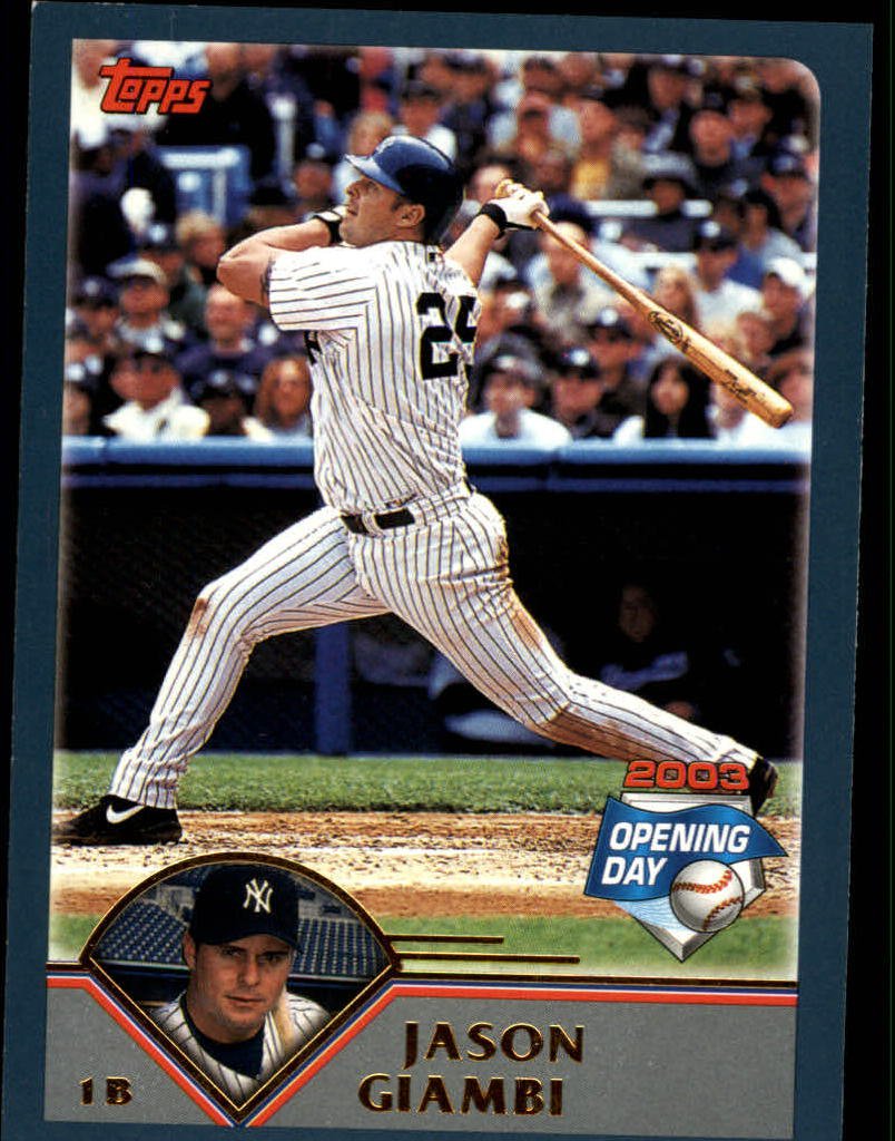 2003 Topps Opening Day 45 Jason Giambi