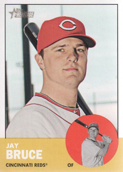2012 Topps Heritage 400 Jay Bruce