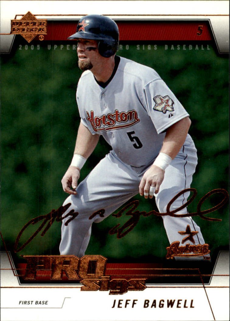 2005 Upper Deck Pro Sigs 36 Jeff Bagwell