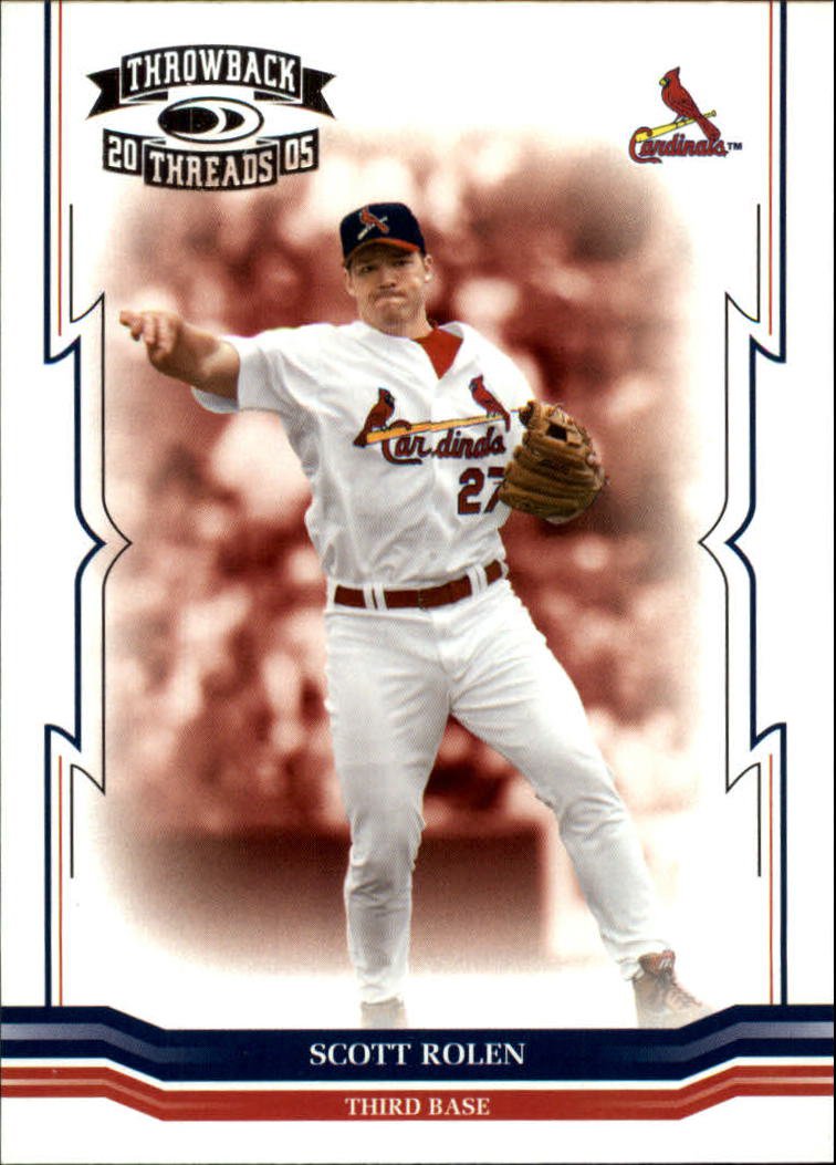2005 Throwback Threads 66 Scott Rolen