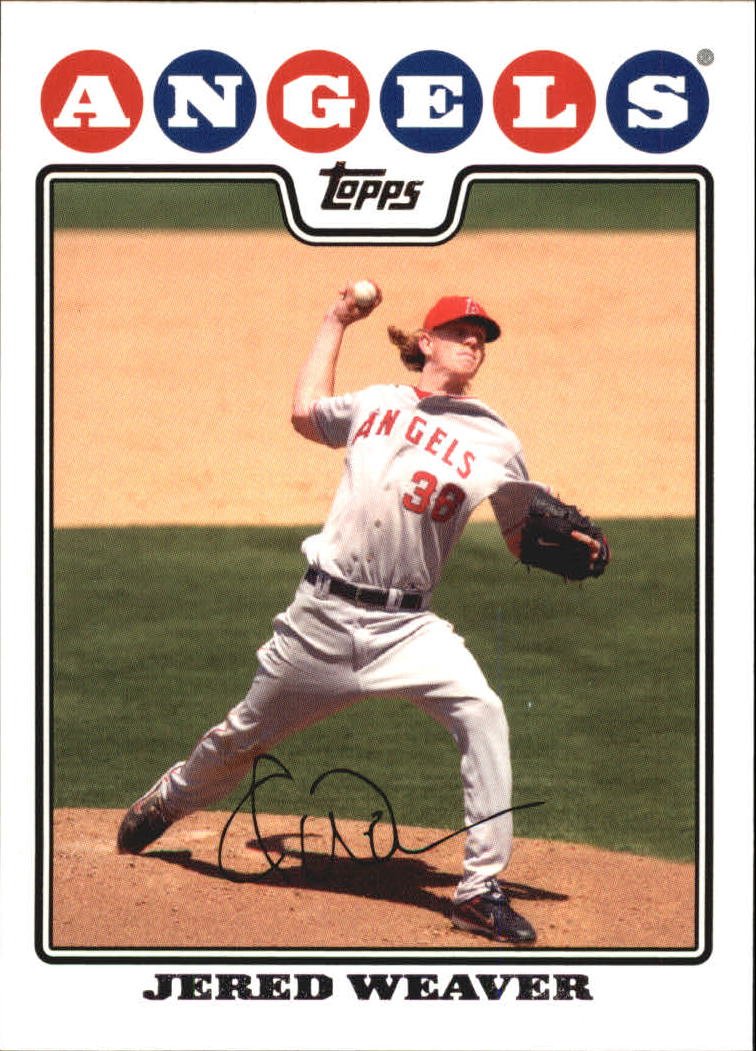 2008 Topps 383 Jered Weaver