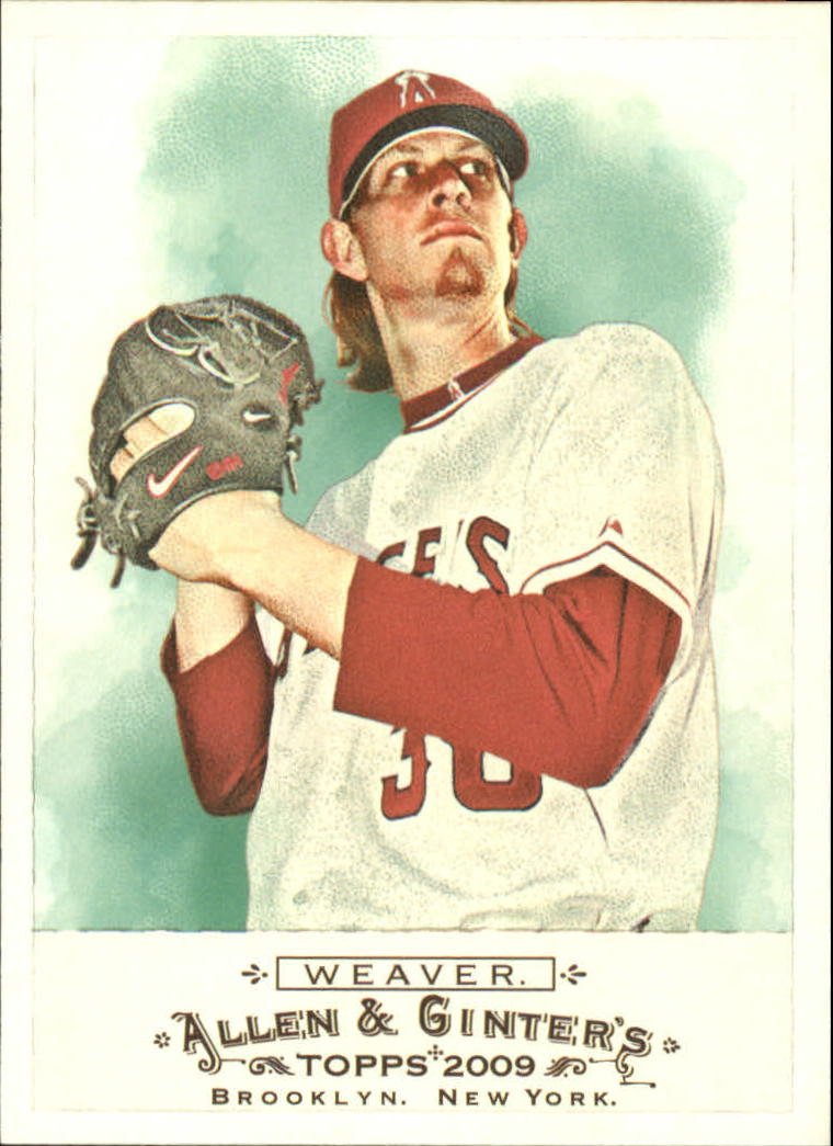 2009 Topps Allen and Ginter 134 Jered Weaver