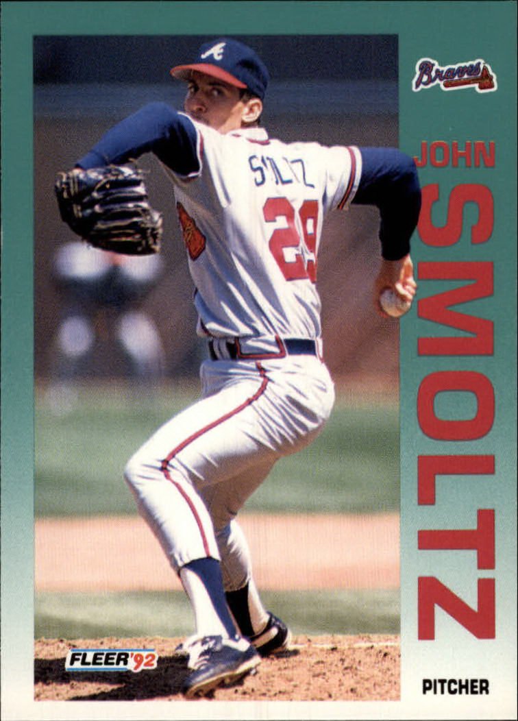 1992 Fleer 371 John Smoltz