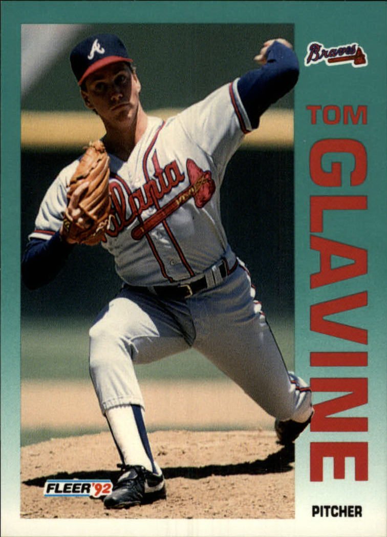 1992 Fleer 358 Tom Glavine