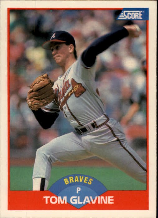 1989 Score 442 Tom Glavine