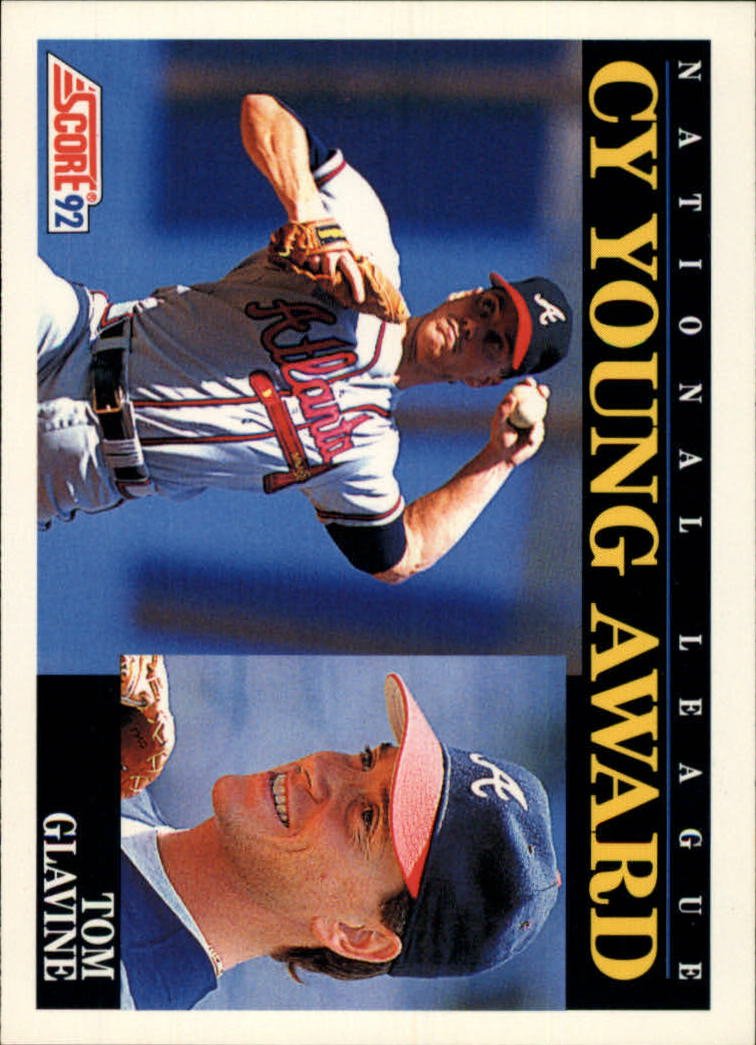1992 Score 791 Tom Glavine CY