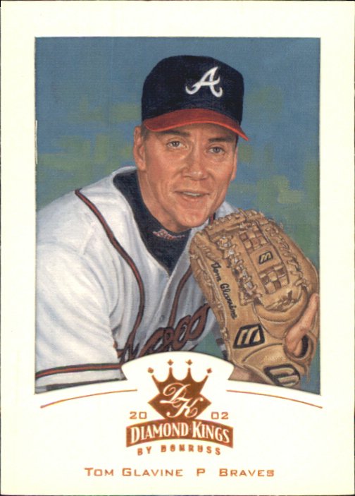 2002 Diamond Kings 9 Tom Glavine