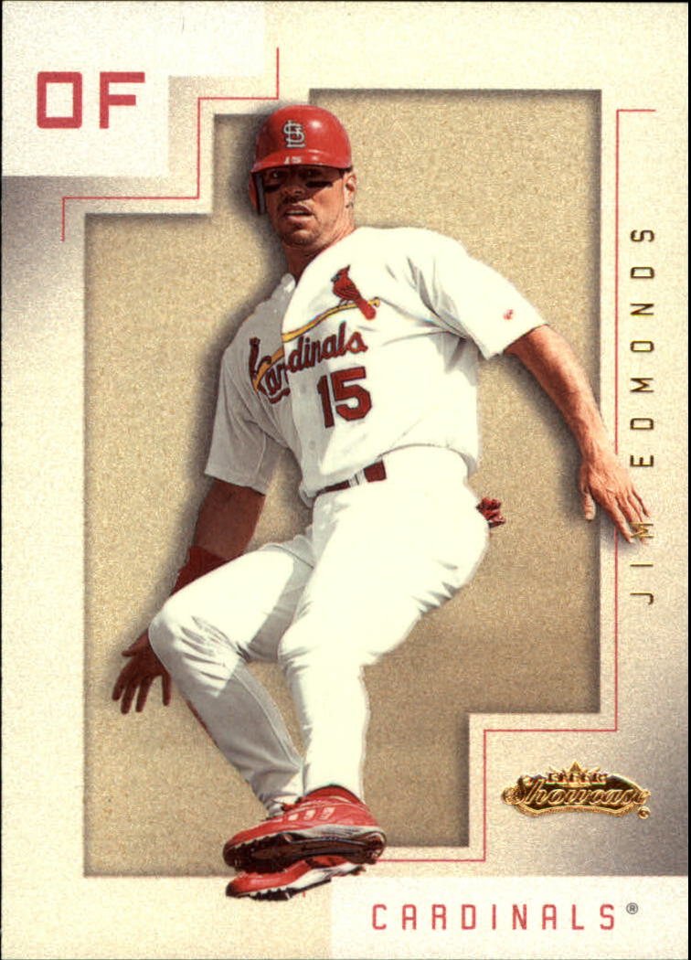 2001 Fleer Showcase 34 Jim Edmonds