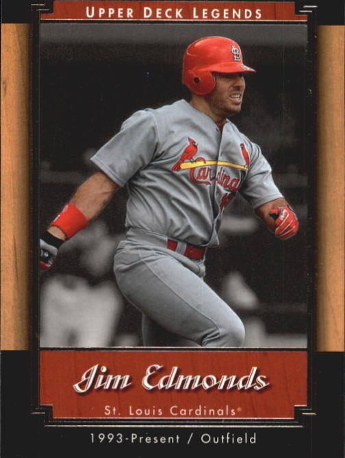 2001 Upper Deck Legends 58 Jim Edmonds