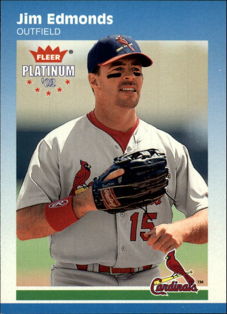 2002 Fleer Platinum 199 Jim Edmonds