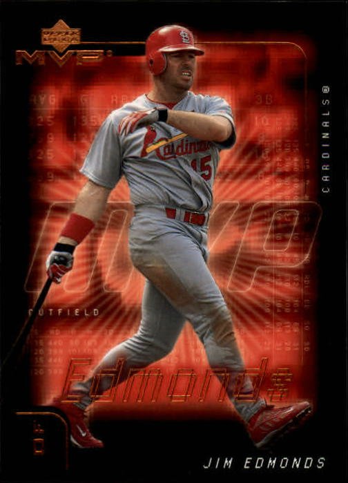 2002 Upper Deck MVP 169 Jim Edmonds