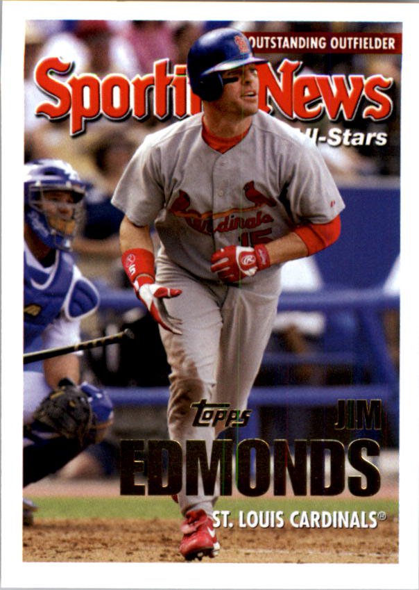 2005 Topps 724 Jim Edmonds AS