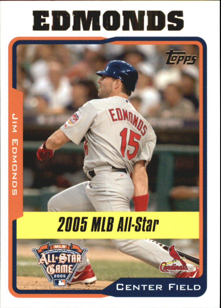 2005 Topps Update 189 Jim Edmonds AS
