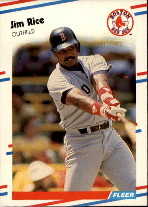 1988 Fleer 361 Jim Rice