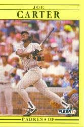 1991 Fleer 525 Joe Carter
