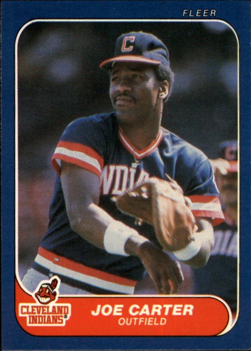 1986 Fleer 583 Joe Carter
