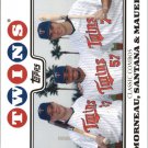 2008 Topps 287 Justin Morneau/Johan Santana/Joe Mauer