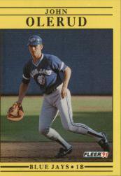 1991 Fleer 183 John Olerud UER