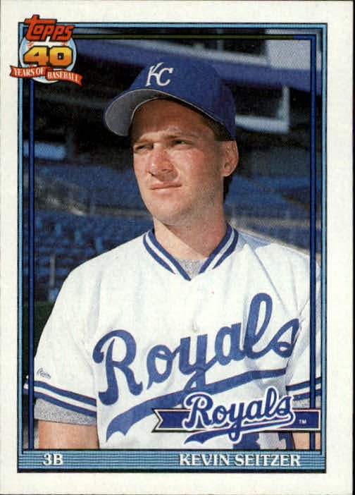 1991 Topps 695 Kevin Seitzer