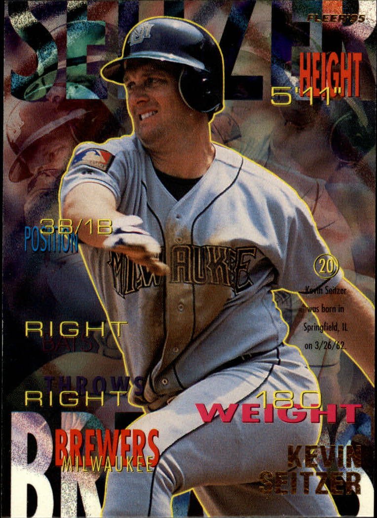 1995 Fleer 189 Kevin Seitzer
