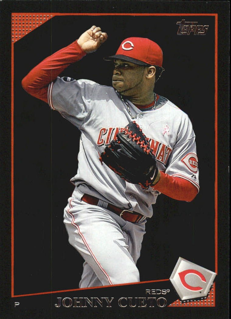 2009 Topps Wal-Mart Black Border 128 Johnny Cueto