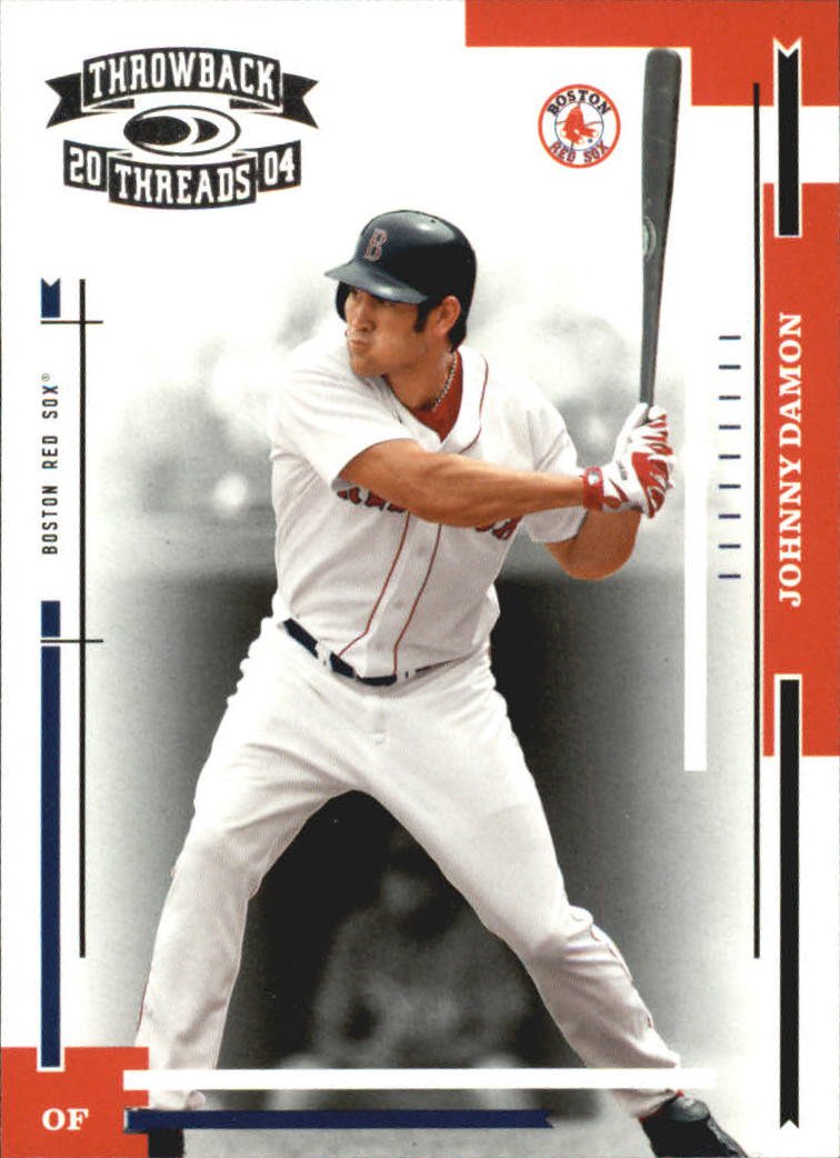2004 Throwback Threads 33 Johnny Damon