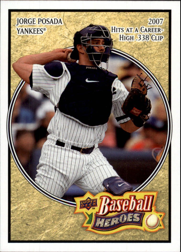 2008 Upper Deck Heroes 117 Jorge Posada
