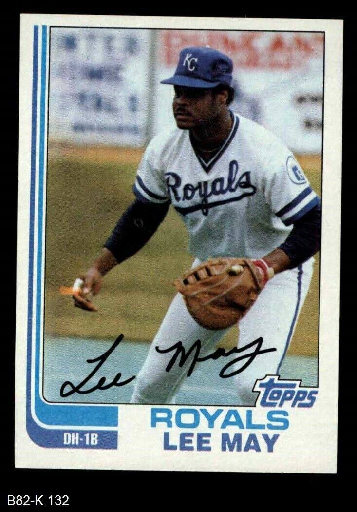 1982 Topps 132 Lee May
